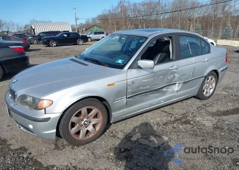 2002 BMW 325I z USA, uszkodzony, nr VIN WBAET37432NG78903